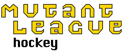 Mutant League Hockey logo for Sega Genesis